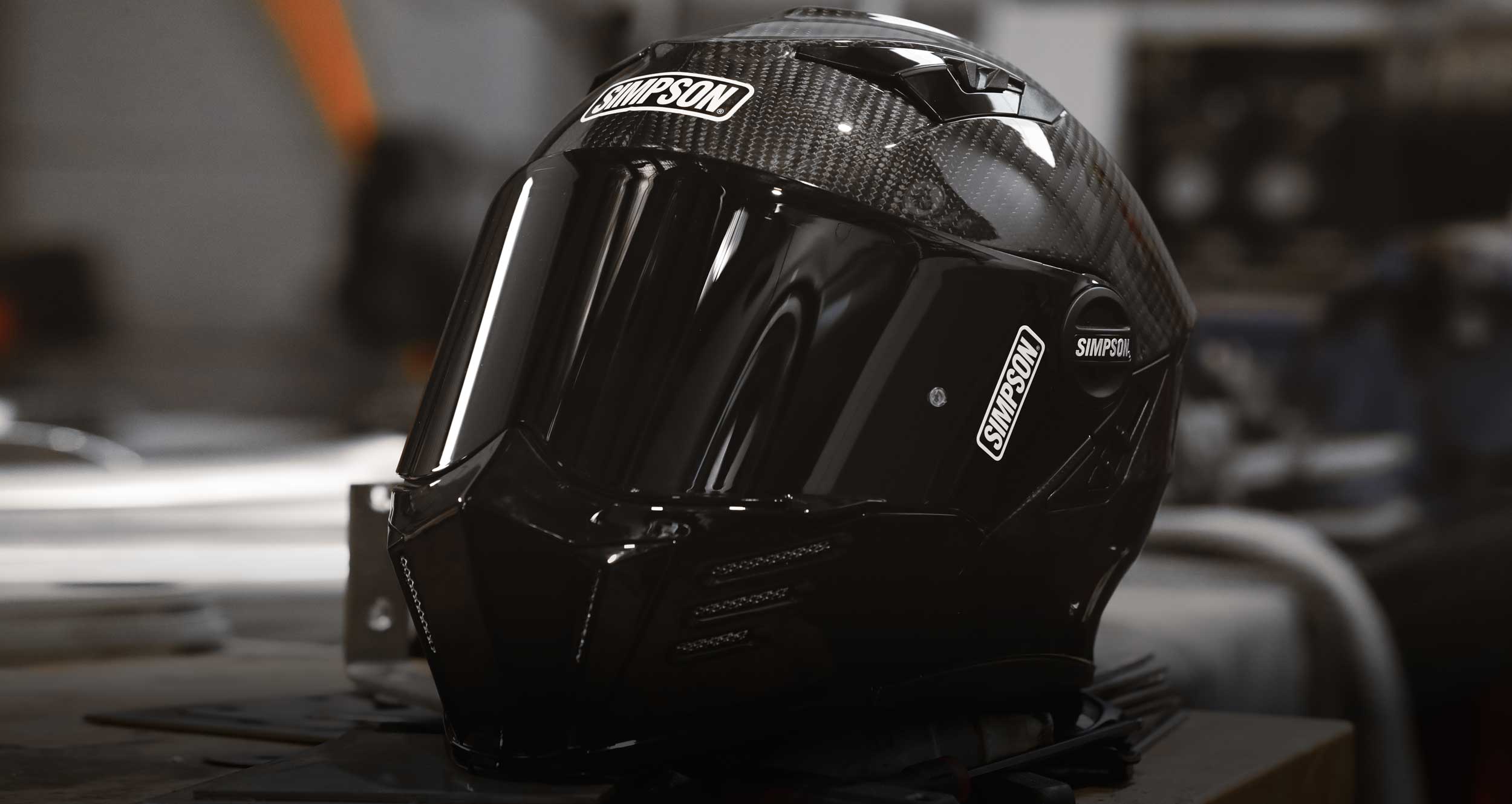 buy motorcycle helmet brisbane Open Face  Rent This Bike A redesigned shell with a lowered visor pivot point creates a smoother Simpson Motorcycle Helmets Australia 