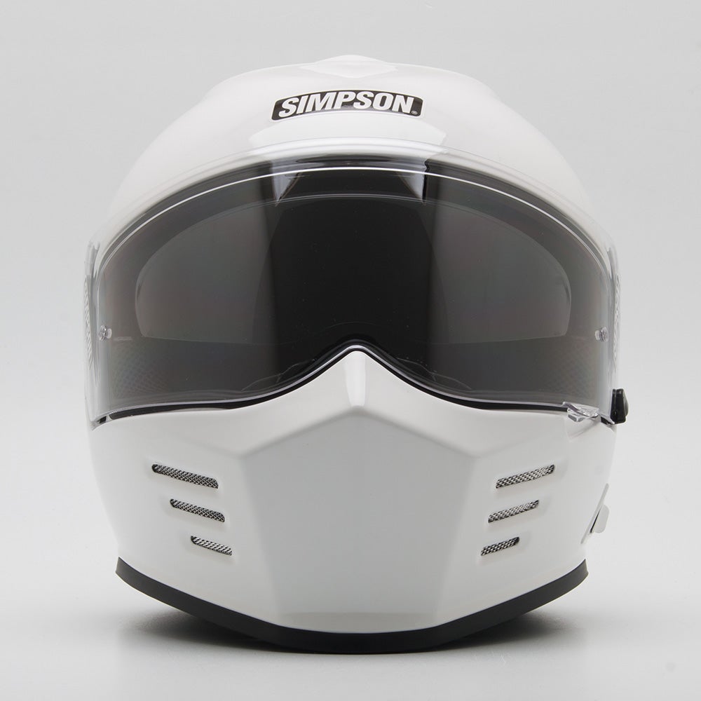 SIMPSON GHOST BANDIT HELMET – WHITE SIMPSON GHOST BANDIT HELMET – WHITE